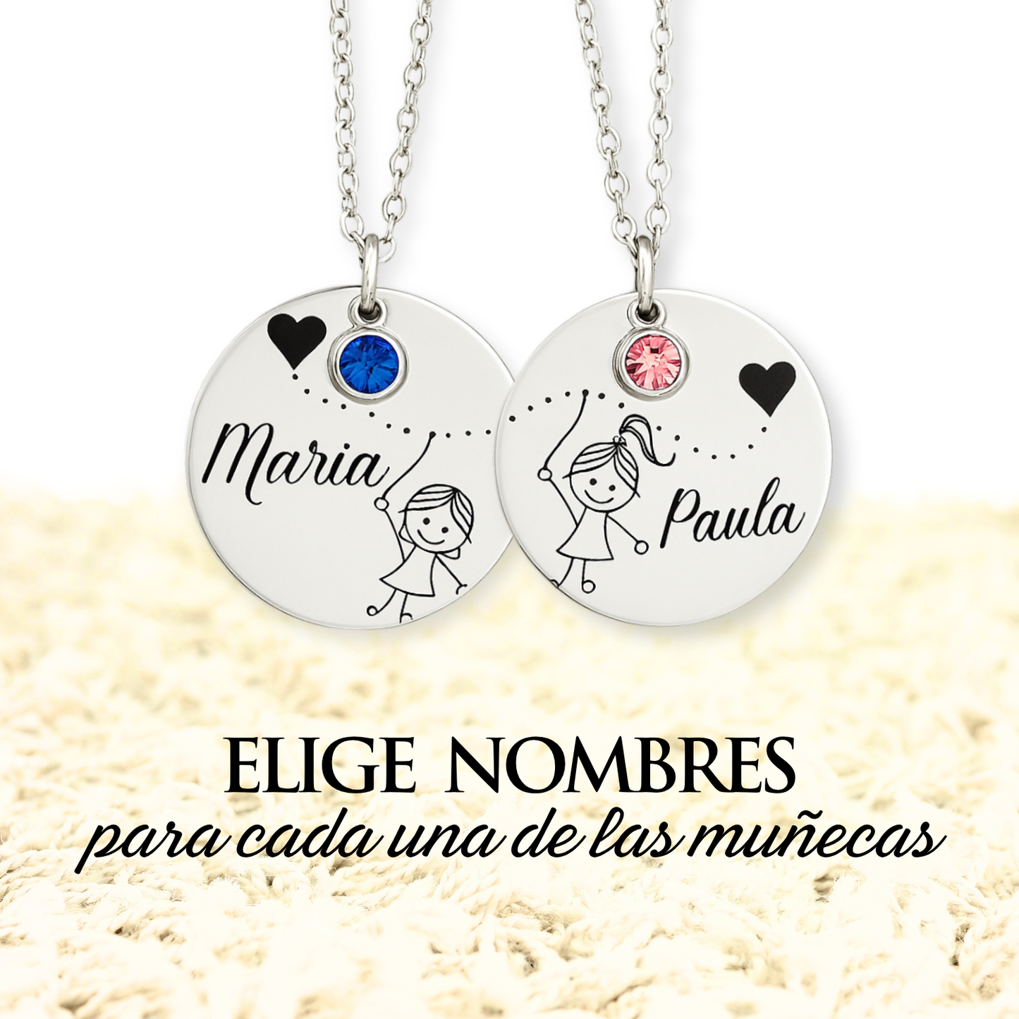 Colgantes Amigas - Hermanas